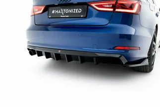 Maxton Design Rear Valance For 8V Audi A3 Sedan (Single Tip One Side)